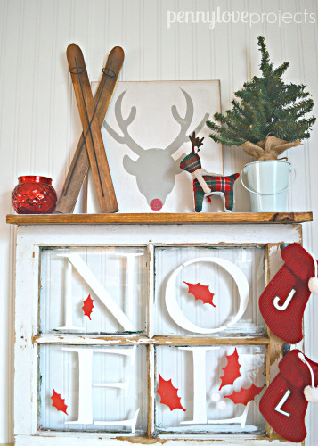 DIY Christmas Window Art