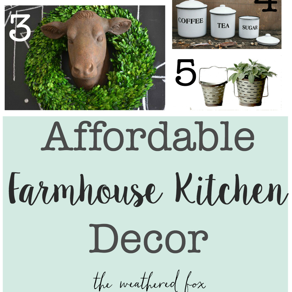 farmhouse kitchen decor square