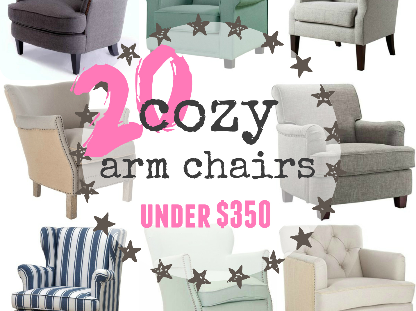 20 cozy arm chairs under $350