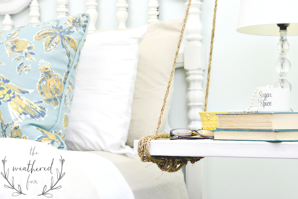 Hanging Nightstand DIY The Weathered Fox