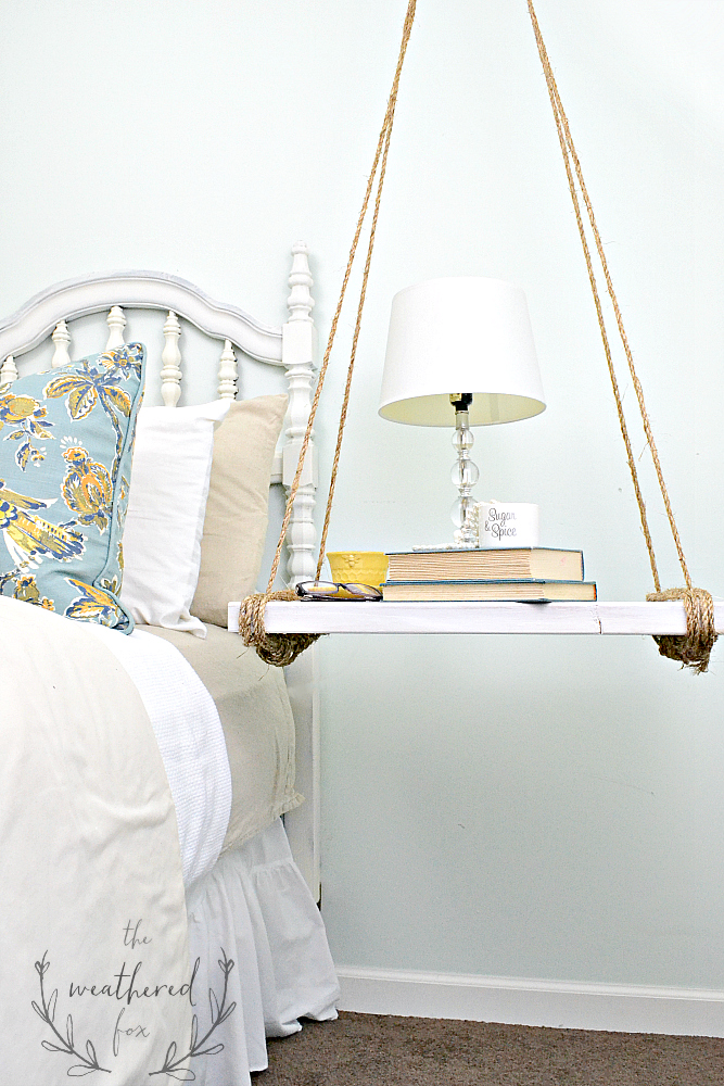 Hanging Nightstand the weathered fox blog