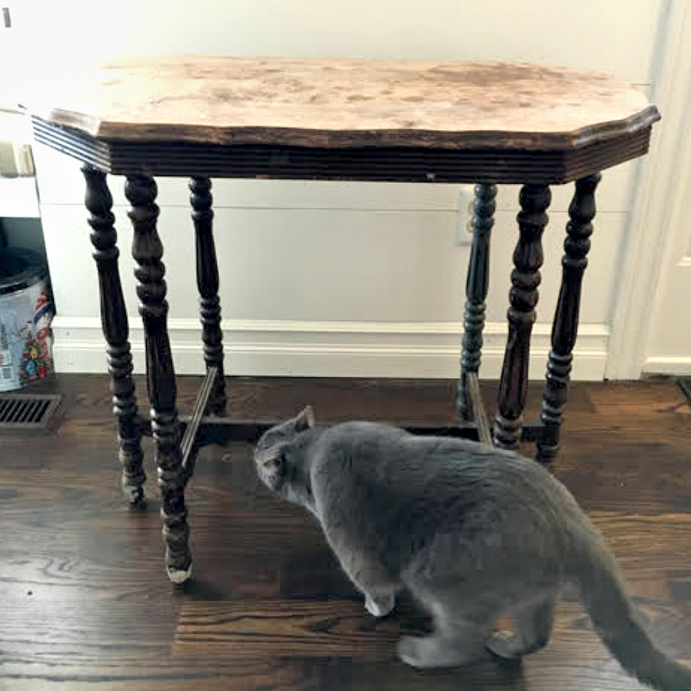before imperfect side table