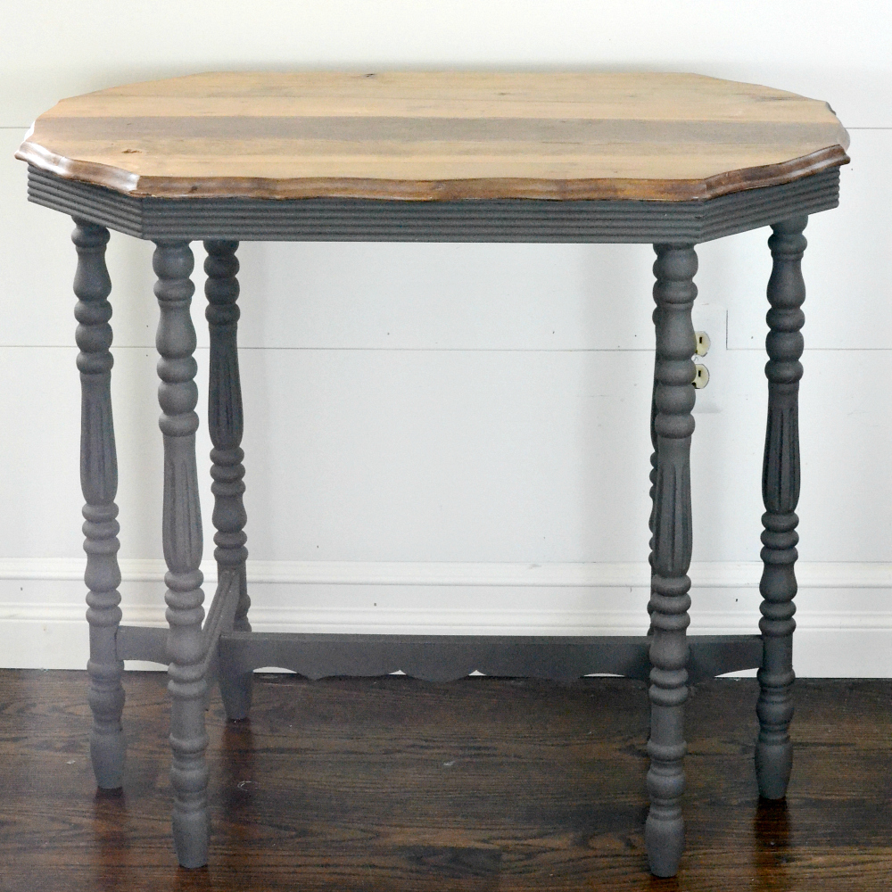 imperfect side table after