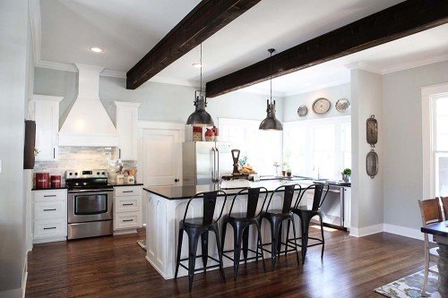 Fixer Upper Season 1 Episode Kitchen Dining Room The Weathered Fox Kitchen And Dining Room Living Fixer Upper