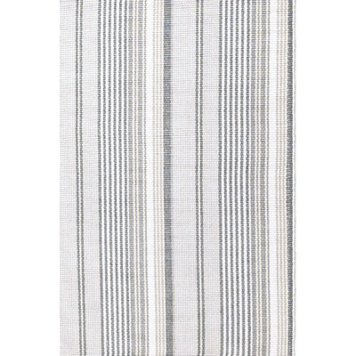 blue and gray ticking rug