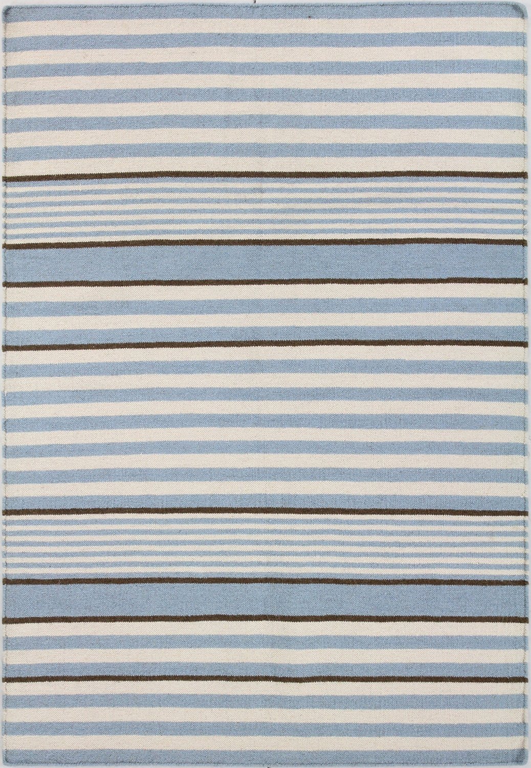 blue and ivory rug