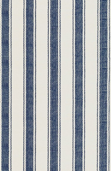 blue striped rug