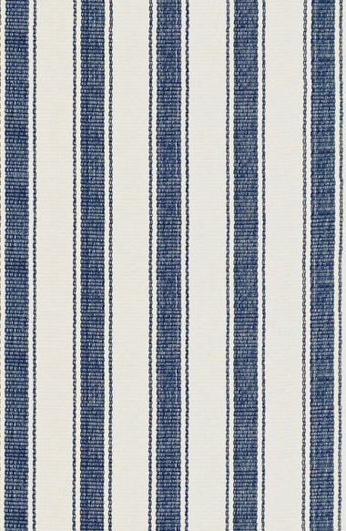blue striped rug