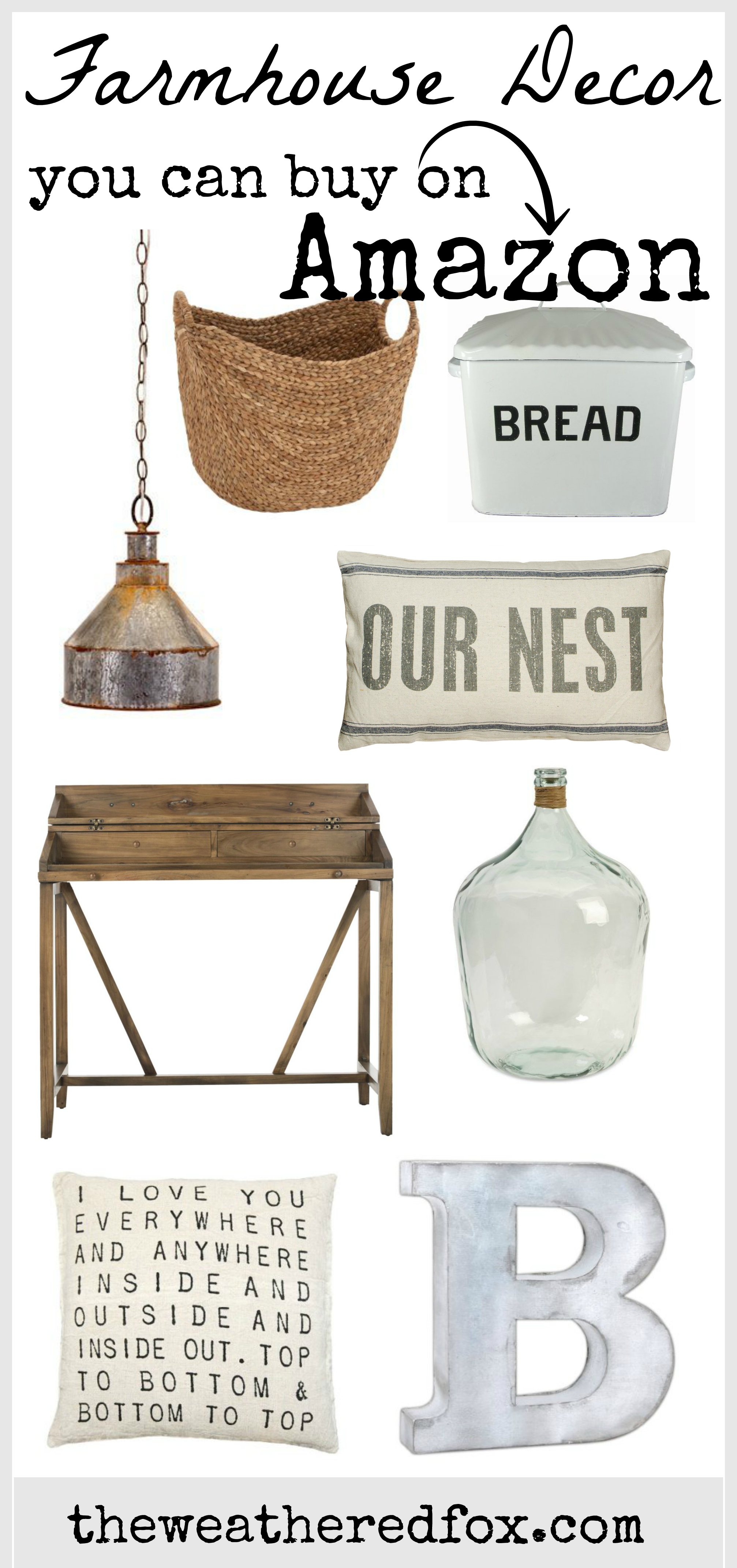 Farmhouse Decor from Amazon. Get awesome farmhouse decor delivered right to your door at affordable prices. Every growing and constantly updated farmhouse style products.