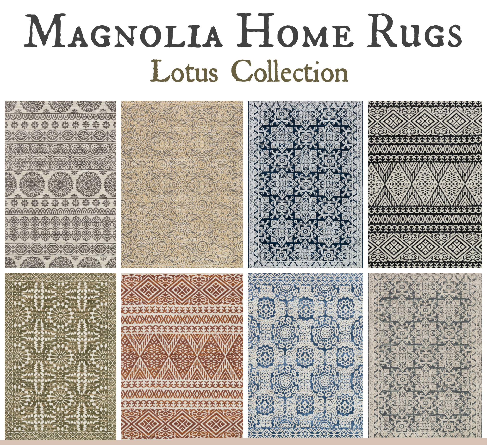Magnolia Home Rugs Lotus Collection