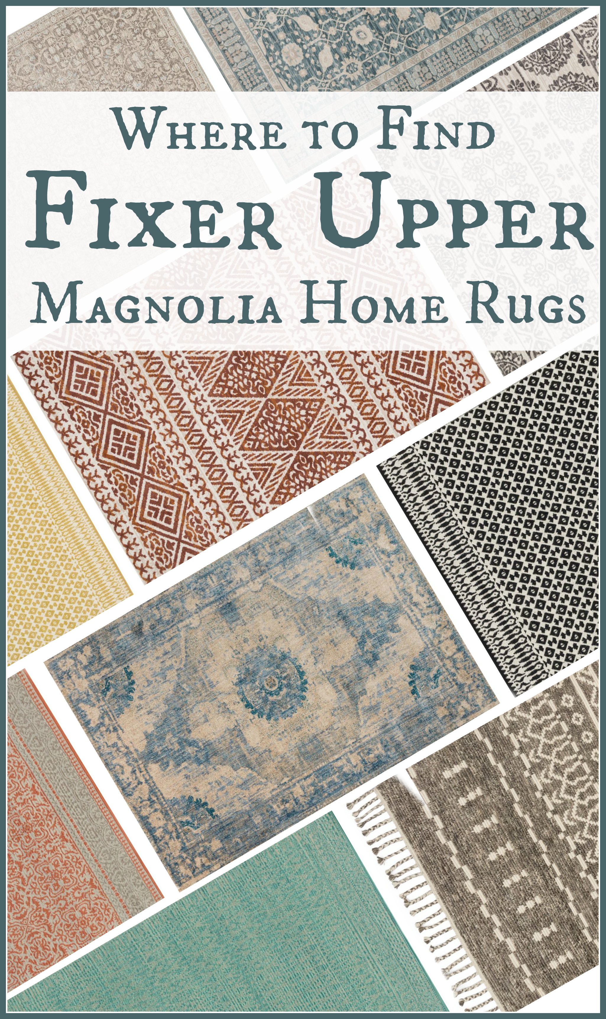 Where to find Fixer Upper Magnolia Home Rugs