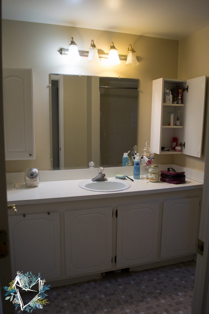 How to Update an Old Bathroom Vanity - The Weathered Fox