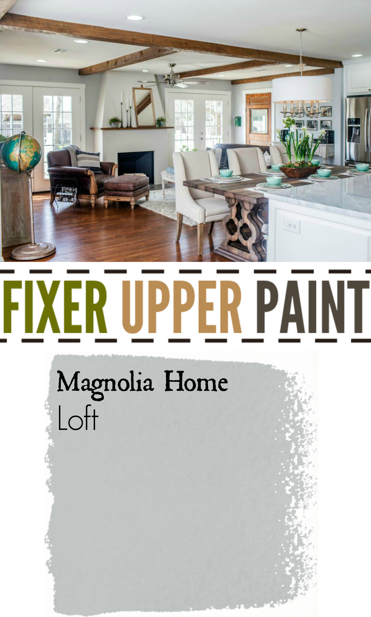 Fixer Upper Season Four Paint Colors Best Matches For Your Home Fixer Upper Paint Color Loft