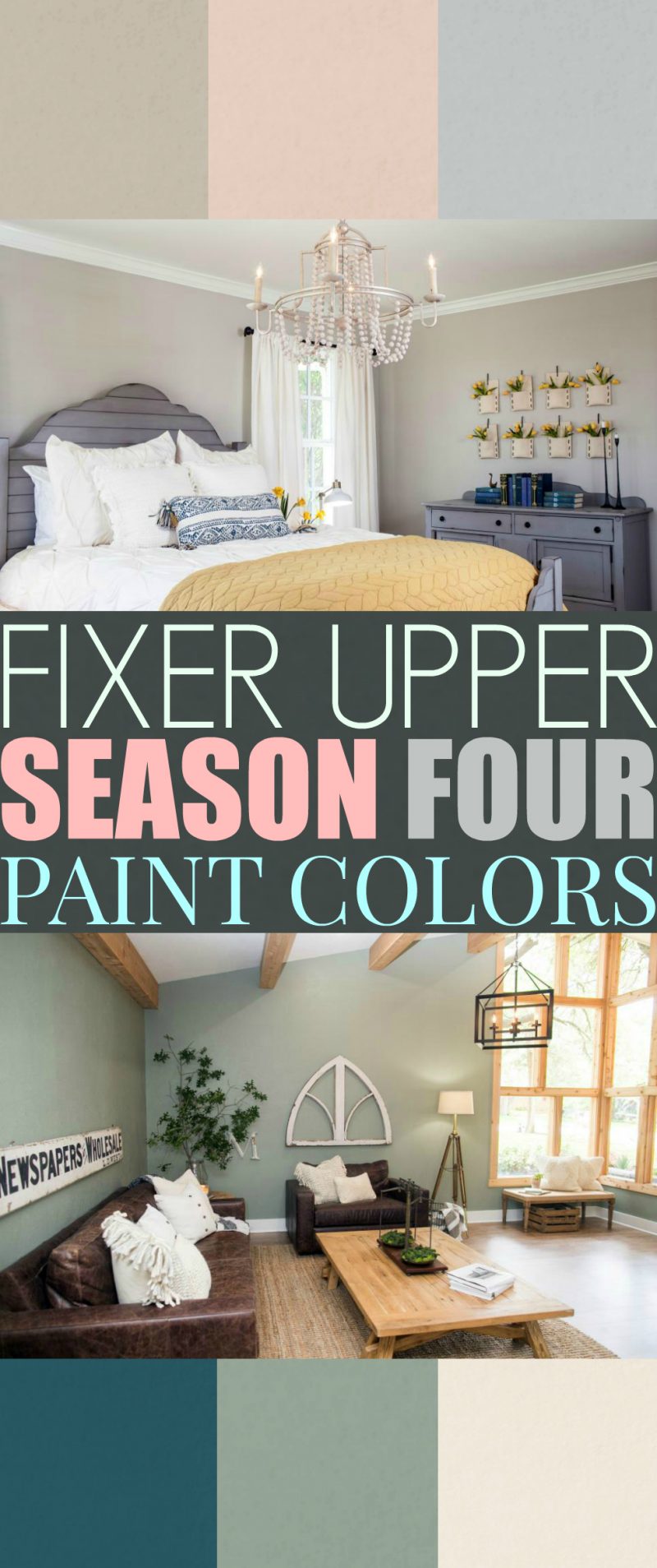 Fixer Upper Inspired Color Schemes For The One Who Can't Make Up Her