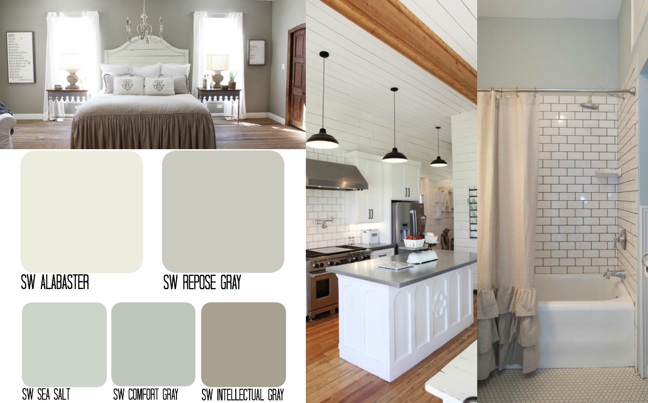 Fixer Upper Inspired Color Schemes For