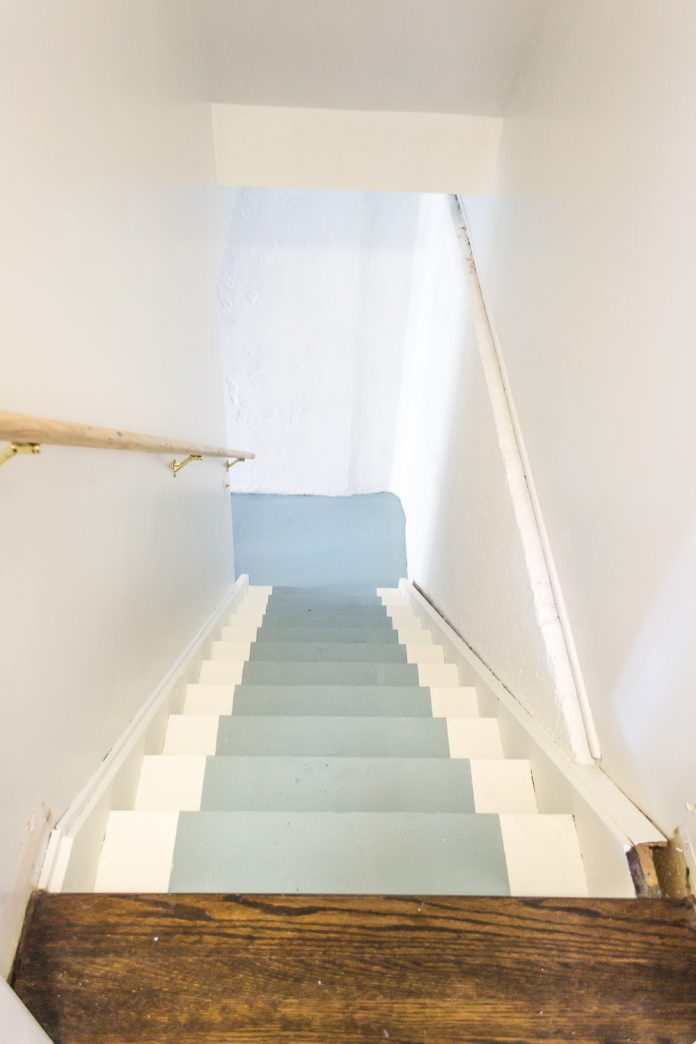 How to Paint Basement Stairs The Weathered Fox