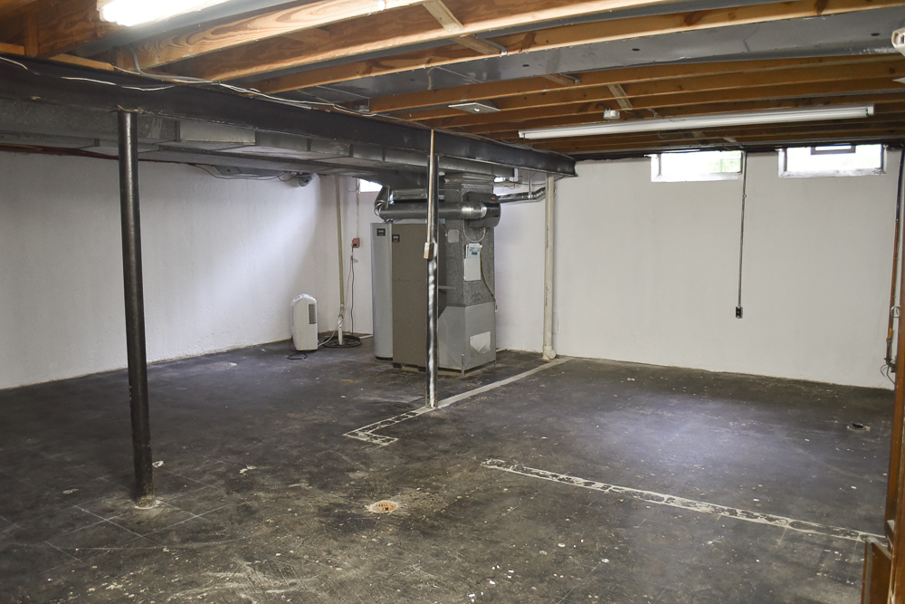 House Sold With An Unfinished Basement, How To Keep Unfinished Basement Clean