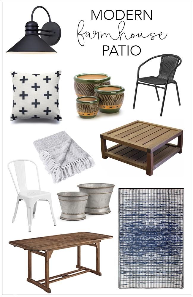 Modern Farmhouse Patio Shopping Guide | The Weathered Fox