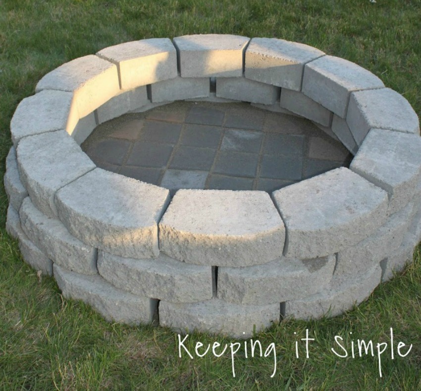 DIY Fire Pit Ideas Anyone Can Make. Get your backyard ready for summer with these easy fire pit ideas.