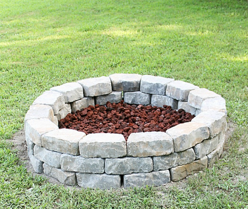 DIY Fire Pit Ideas Anyone Can Make. Get your backyard ready for summer with these easy fire pit ideas.