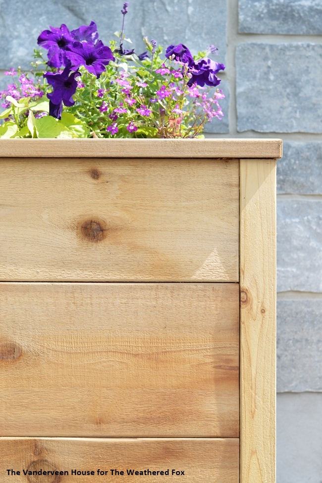 How to make a cedar planter from rough cut lumber