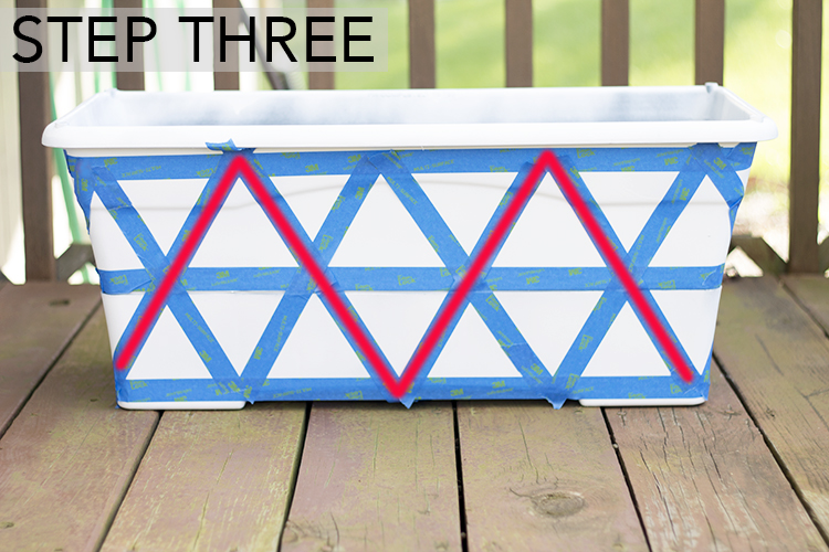 DIY Geometric Planter Design | My Breezy Room for The Weathered Fox