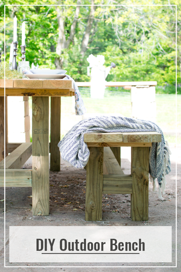 DIY Outdoor Bench