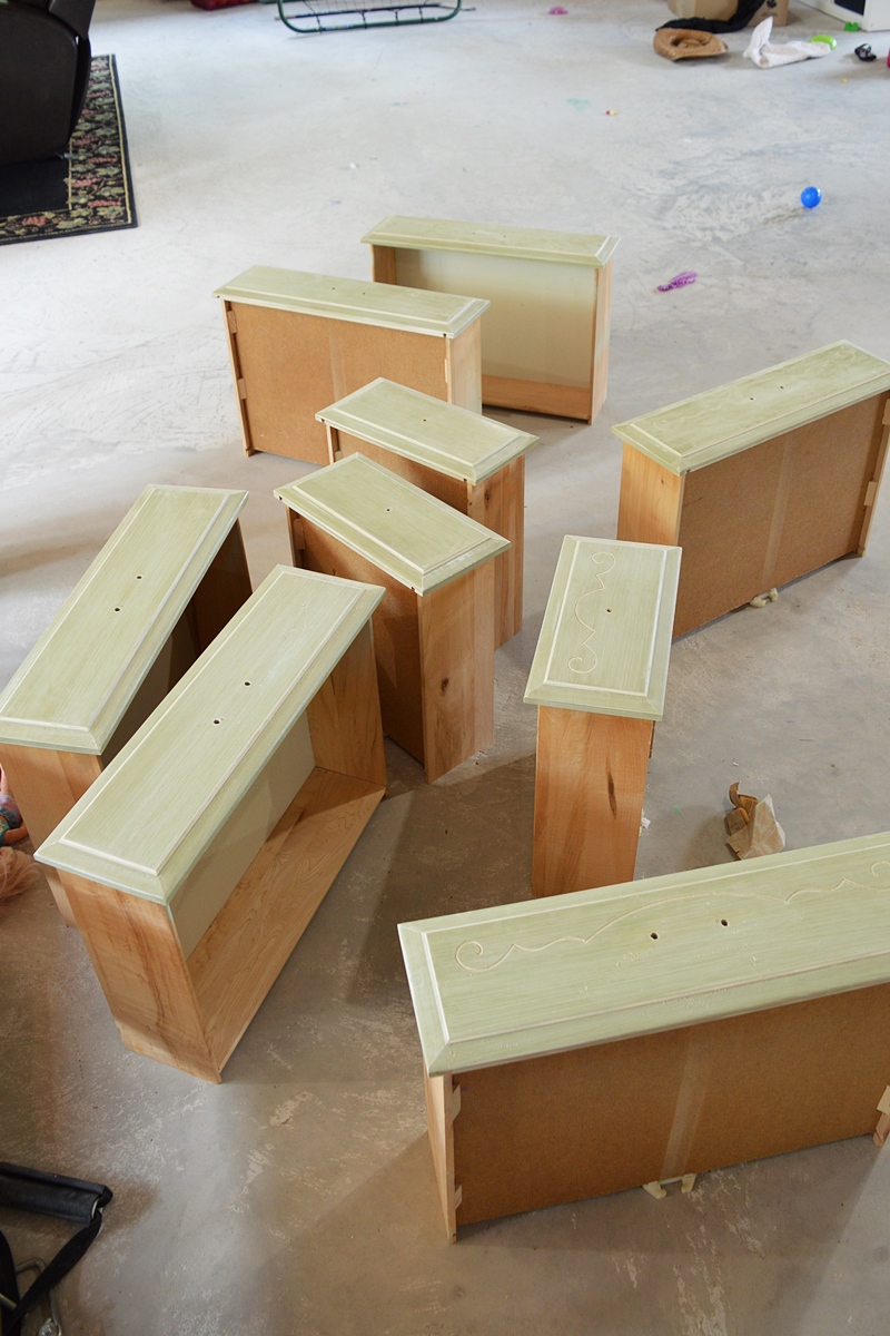 Refinish a dresser using general finishes milk paint