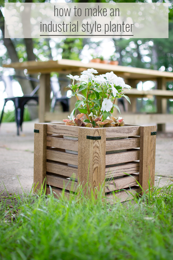 industrial style planter