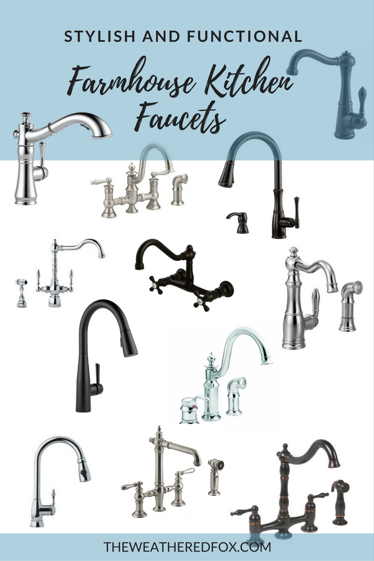 Stylish and functional farmhouse kitchen faucets