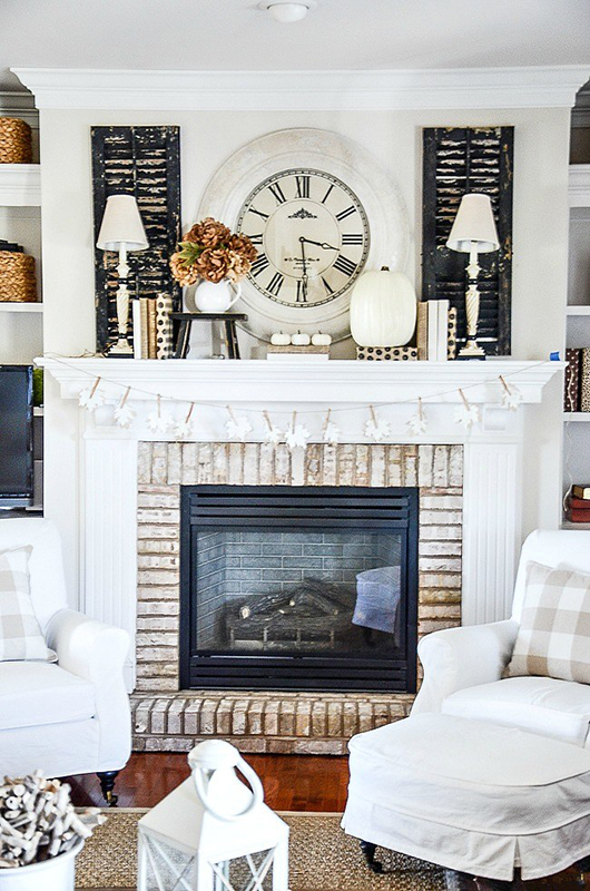 Perfect Farmhouse Fall Mantel Ideas The Weathered Fox