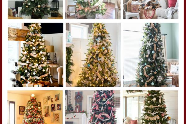 The most amazing farmhouse Christmas Trees