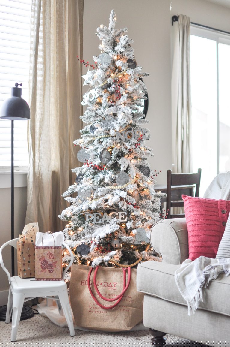 Cherished Bliss Modern Farmhouse Christmas Tree