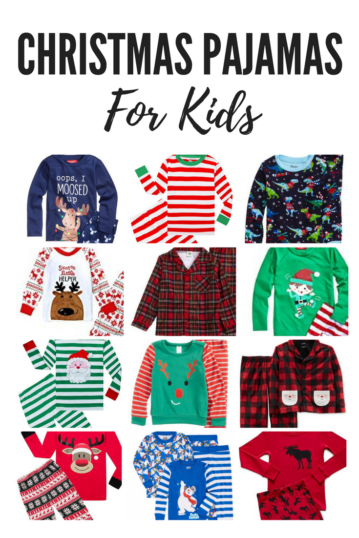 The best Christmas pajamas for kids! New Christmas jammies. Christmas gift ideas