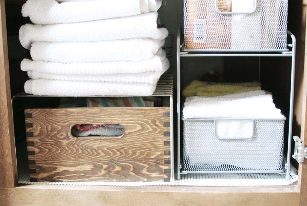 Bathroom Organization {Under the Sink Organizing Tips} - Polished Habitat