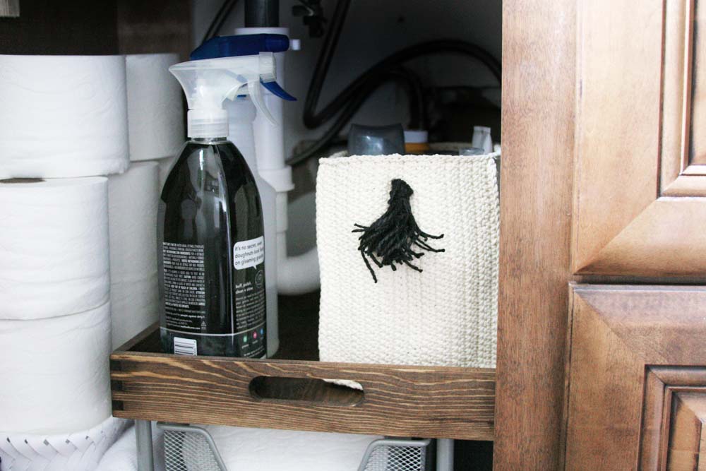 Bathroom Organization {Under the Sink Organizing Tips} - Polished Habitat