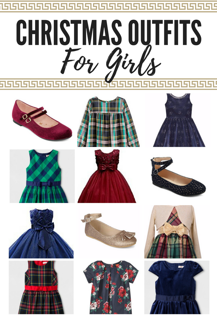 Christmas party dresses and outfits for girls