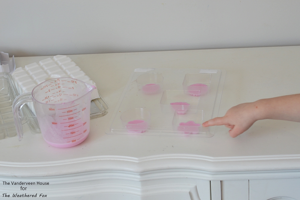 Melt and pour soap making