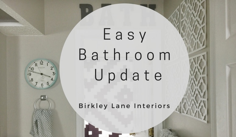 Home Decor, Easy bathroom update, cheap bathroom update, fast bathroom update, bathroom printables