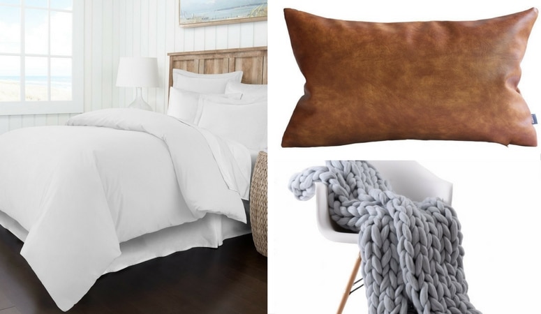 Take your bedroom to the next level by adding stylish farmhouse bedding! I’ve gathered gorgeous accessories for your bed to give you lots of ideas as you style your bedroom using farmhouse bedding!