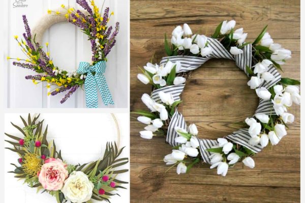 spring wreath diy ideas that are surprisingly easy to make