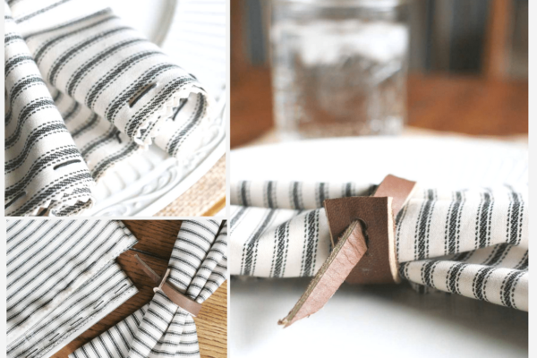 diy farmhouse cloth napkins