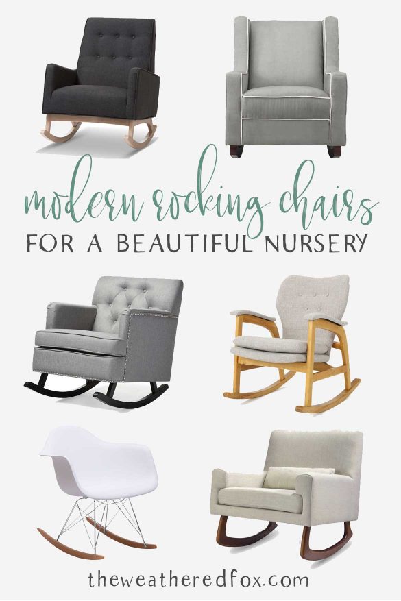Modern Rocking Chairs for a Beautiful Nursery!