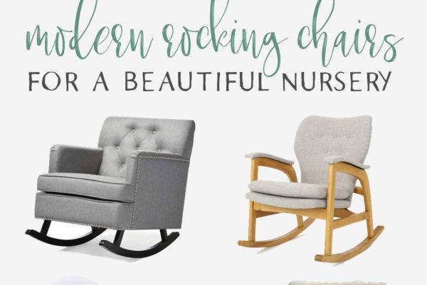 Modern Rocking Chairs for a Beautiful Nursery!